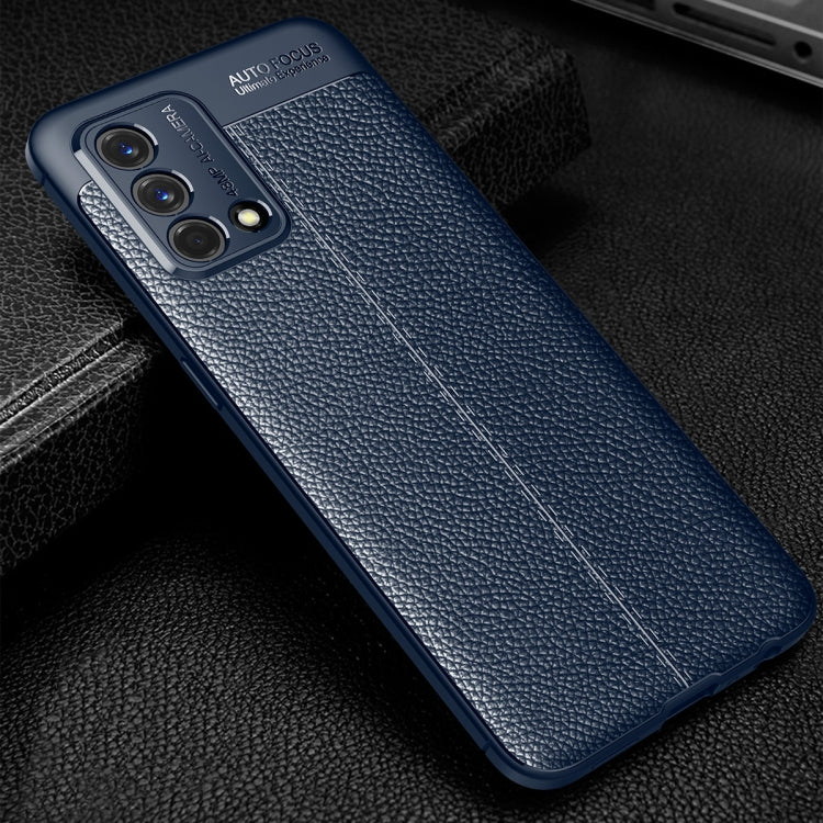 Litchi Texture TPU Shockproof Case, For OPPO F19, For OPPO Realme X7 Pro Ultra