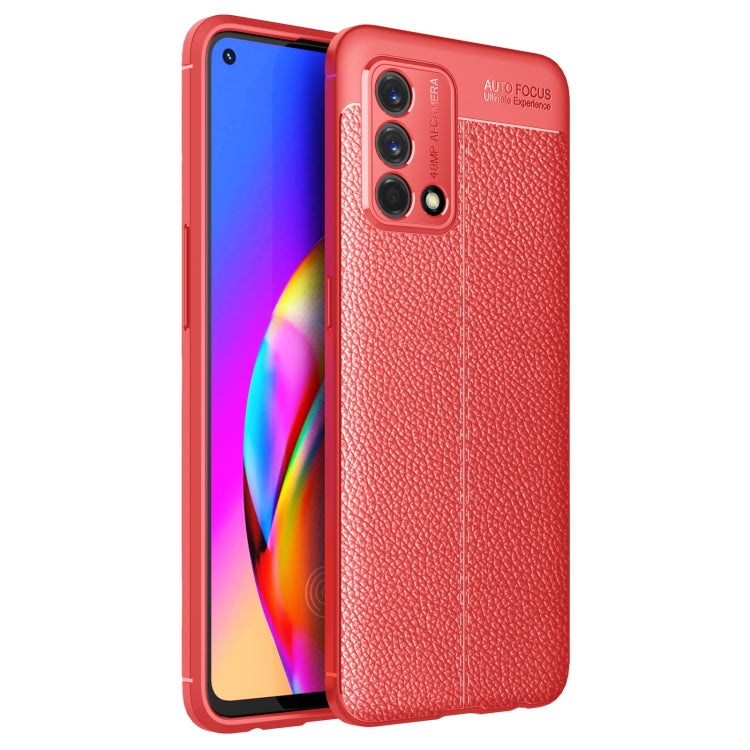 Litchi Texture TPU Shockproof Case, For OPPO F19, For OPPO Realme X7 Pro Ultra