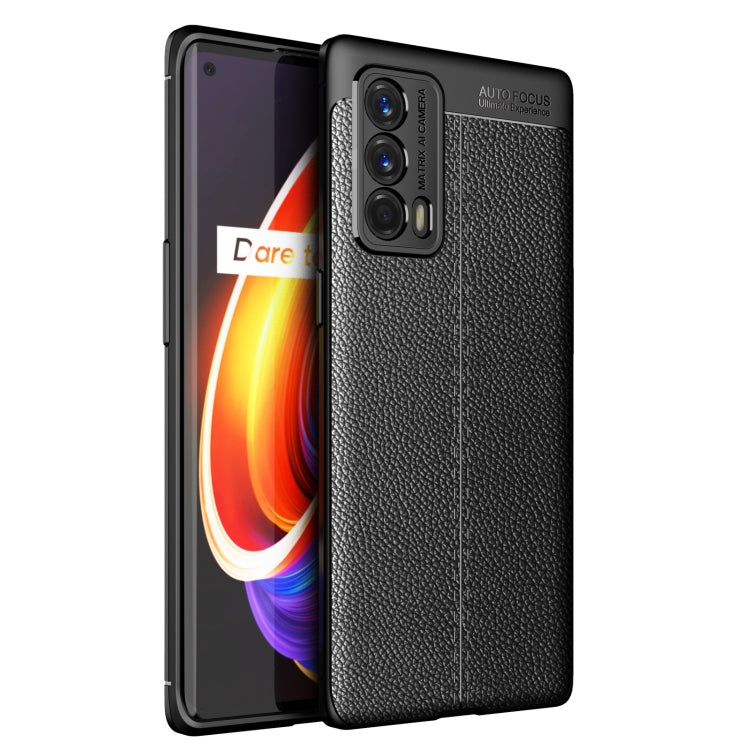 Litchi Texture TPU Shockproof Case, For OPPO F19, For OPPO Realme X7 Pro Ultra