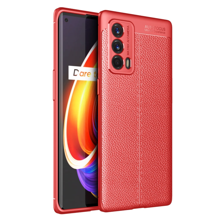 Litchi Texture TPU Shockproof Case, For OPPO F19, For OPPO Realme X7 Pro Ultra