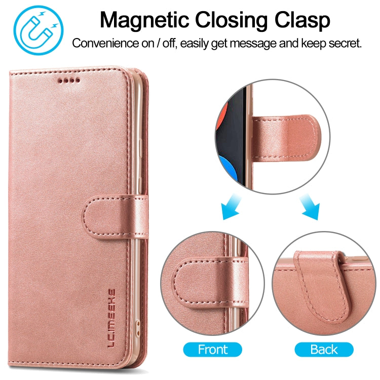 LC.IMEEKE Calf Texture Horizontal Flip Leather Case, with Holder &amp; Card Slots &amp; Wallet, For OPPO Realme C21 / C20, For OPPO A55 5G / A54 4G, For OPPO A72 / A73 / A53 5G
