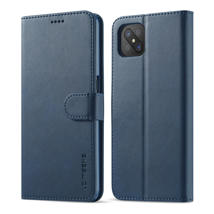 LC.IMEEKE Calf Texture Horizontal Flip Leather Case, with Holder & Card Slots & Wallet, For OPPO Realme C21 / C20, For OPPO A55 5G / A54 4G, For OPPO A72 / A73 / A53 5G