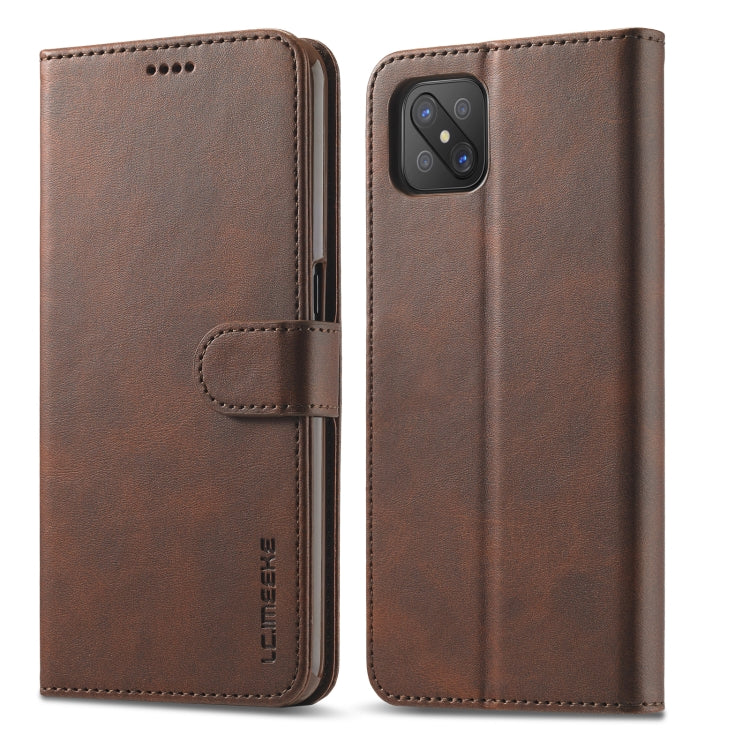 LC.IMEEKE Calf Texture Horizontal Flip Leather Case, with Holder &amp; Card Slots &amp; Wallet, For OPPO Realme C21 / C20, For OPPO A55 5G / A54 4G, For OPPO A72 / A73 / A53 5G