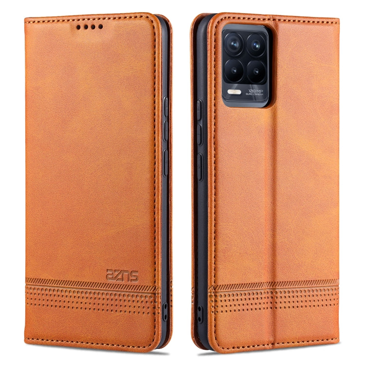 AZNS Magnetic Calf Texture Horizontal Flip Leather Case with Card Slots & Holder & Wallet, For Xiaomi Mi 11 Pro, For OPPO Realme 8 / 8 Pro