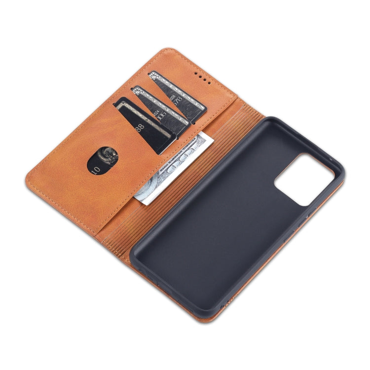 AZNS Magnetic Calf Texture Horizontal Flip Leather Case with Card Slots &amp; Holder &amp; Wallet, For Xiaomi Mi 11 Pro, For OPPO Realme 8 / 8 Pro