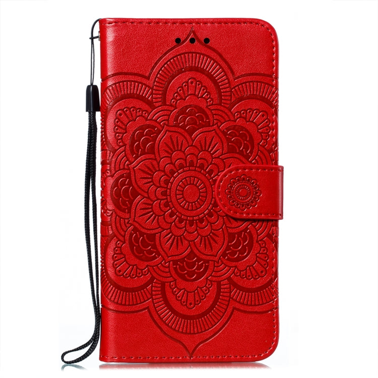 Mandala Embossing Pattern Horizontal Flip PU Leather Case with Holder &amp; Card Slots &amp; Walle &amp; Lanyard, For Xiaomi Redmi Note 10 5G