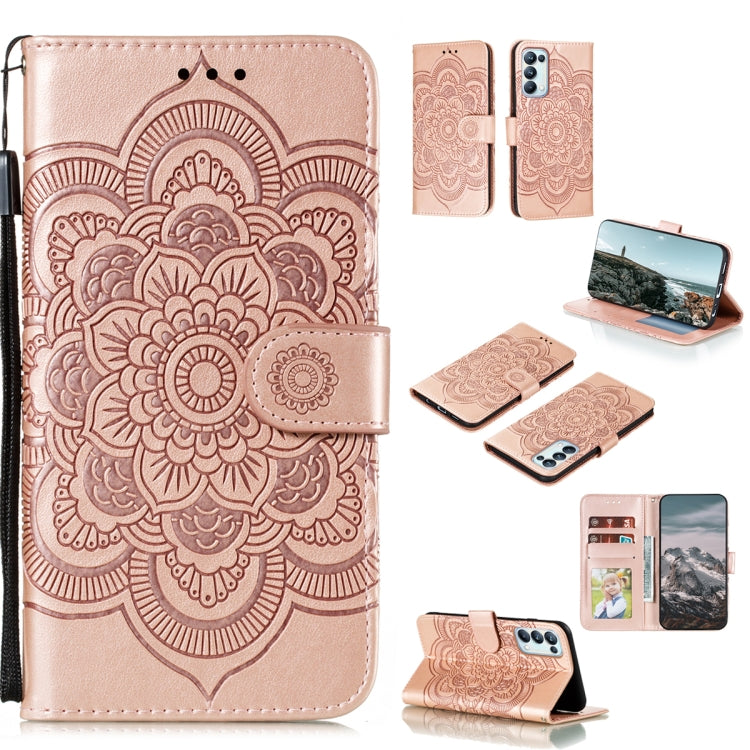 Mandala Embossing Pattern Horizontal Flip PU Leather Case with Holder & Card Slots & Walle & Lanyard, For Xiaomi Redmi Note 10 5G