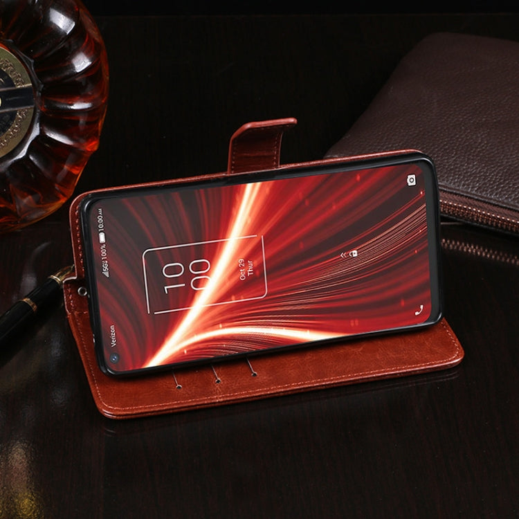 idewei Crazy Horse Texture Horizontal Flip Leather Case with Holder &amp; Card Slots &amp; Wallet, For Ulefone Armor 10 5G, For Ulefone Armor 11 5G, For Umidigi Bison GT, For Honor Play 20