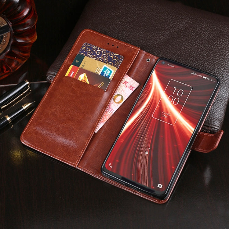 idewei Crazy Horse Texture Horizontal Flip Leather Case with Holder &amp; Card Slots &amp; Wallet, For Ulefone Armor 10 5G, For Ulefone Armor 11 5G, For Umidigi Bison GT, For Honor Play 20