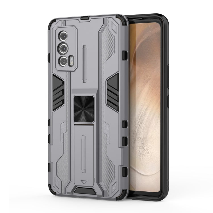 Supersonic PC + TPU Shock-proof Case with Holder, For Samsung Galaxy S21 5G, For Samsung Galaxy S21+ 5G, For Samsung Galaxy S21 FE, For vivo iQOO Neo5