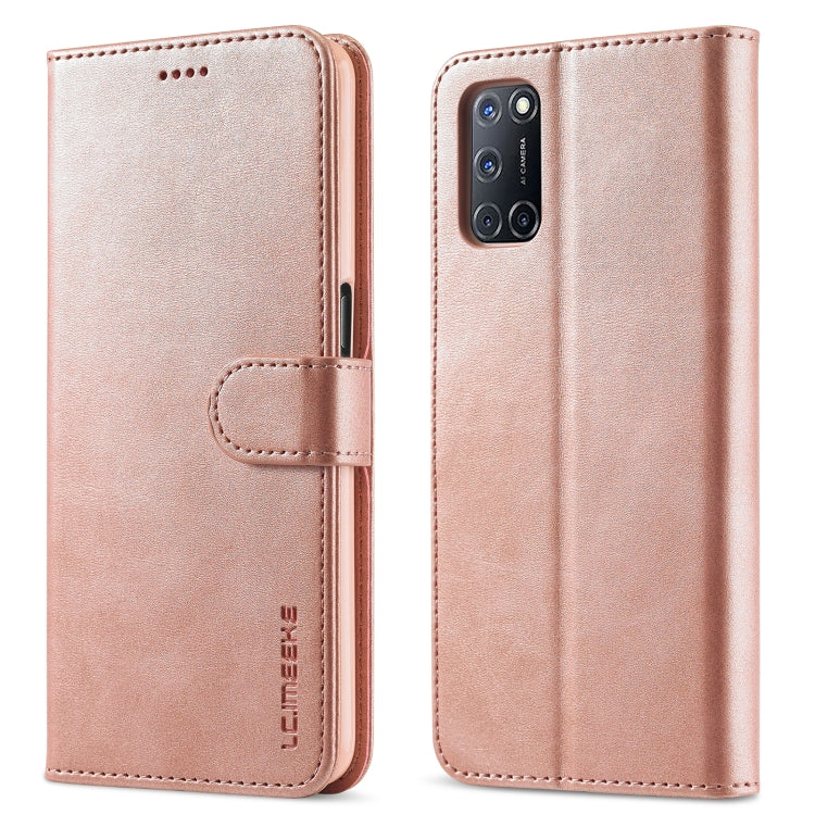 LC.IMEEKE Calf Texture Horizontal Flip Leather Case, with Holder &amp; Card Slots &amp; Wallet, For OPPO F19 / A74 4G, For OPPO Realme C15 / C12 / C25