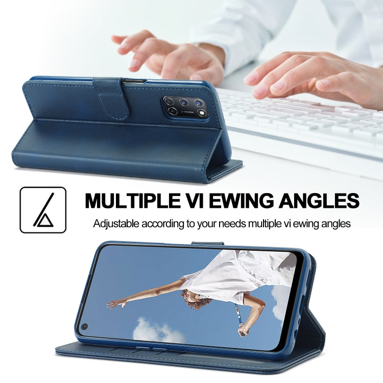 For OPPO F19 Pro / A94 5G LC.IMEEKE Calf Texture Horizontal Flip Leather Case with Holder &amp; Card Slots &amp; Wallet (Brown), For OPPO F19 Pro / A94 5G