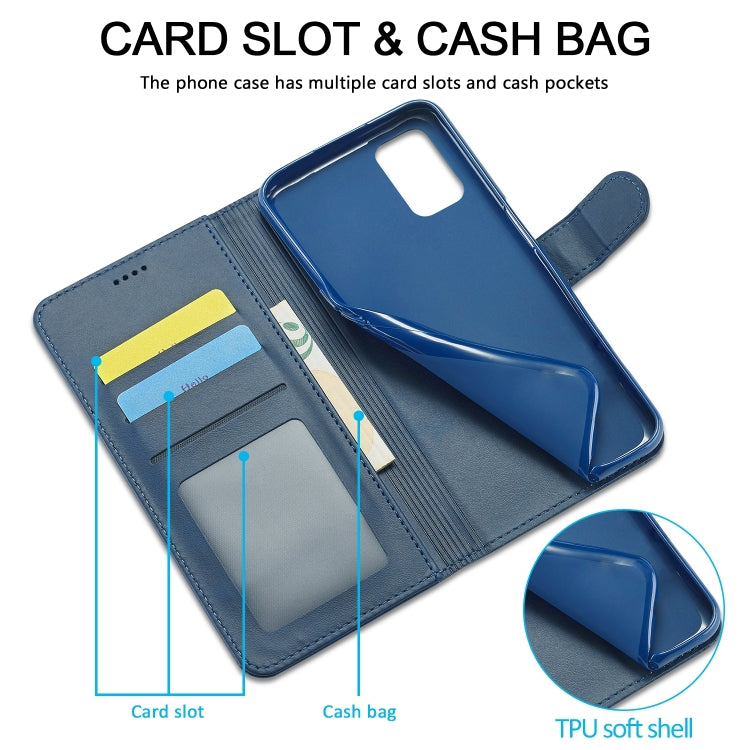For OPPO F19 Pro / A94 5G LC.IMEEKE Calf Texture Horizontal Flip Leather Case with Holder &amp; Card Slots &amp; Wallet (Brown), For OPPO F19 Pro / A94 5G