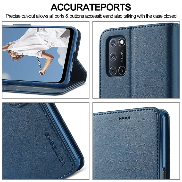 For OPPO F19 Pro / A94 5G LC.IMEEKE Calf Texture Horizontal Flip Leather Case with Holder &amp; Card Slots &amp; Wallet (Brown), For OPPO F19 Pro / A94 5G
