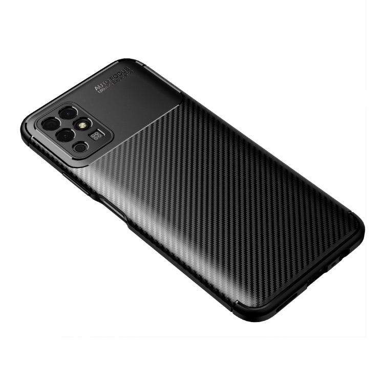 Carbon Fiber Texture Shockproof TPU Case, For Honor Play 5T, For Motorola Moto G50, For Motorola Moto G60, For vivo V21