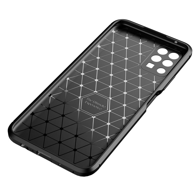 Carbon Fiber Texture Shockproof TPU Case, For Honor Play 5T, For Motorola Moto G50, For Motorola Moto G60, For vivo V21