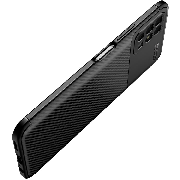 Carbon Fiber Texture Shockproof TPU Case, For Honor Play 5T, For Motorola Moto G50, For Motorola Moto G60, For vivo V21