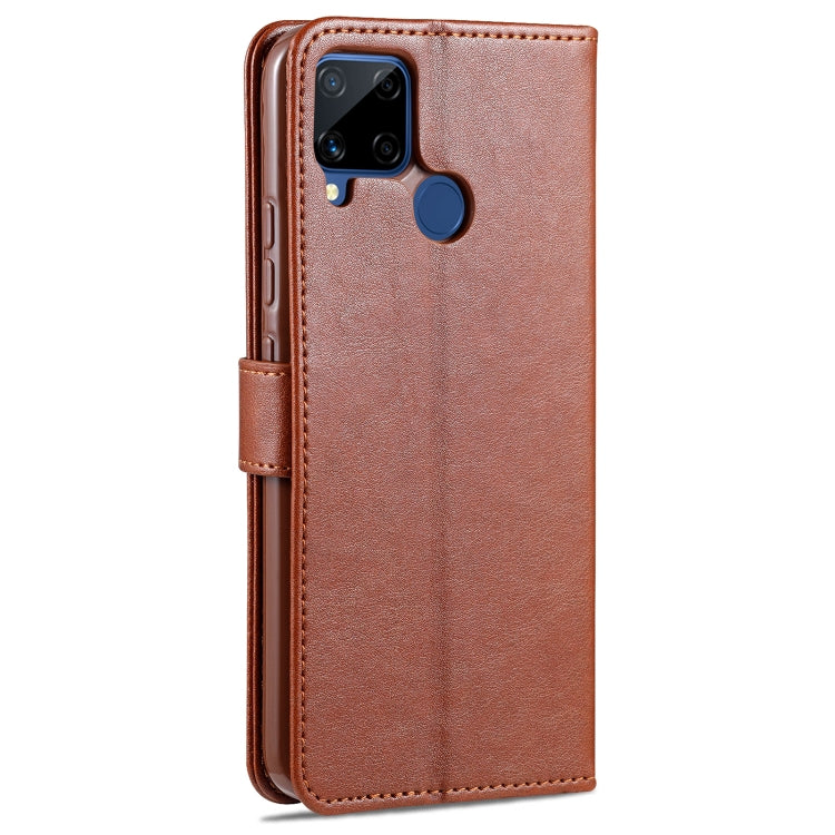 AZNS Sheepskin Texture Horizontal Flip Leather Case with Holder & Card Slots & Wallet, For OPPO Realme C15 / C12 / C25 / Narzo 30A