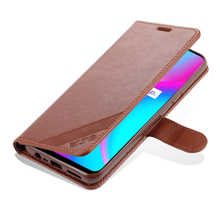 AZNS Sheepskin Texture Horizontal Flip Leather Case with Holder & Card Slots & Wallet, For OPPO Realme C15 / C12 / C25 / Narzo 30A