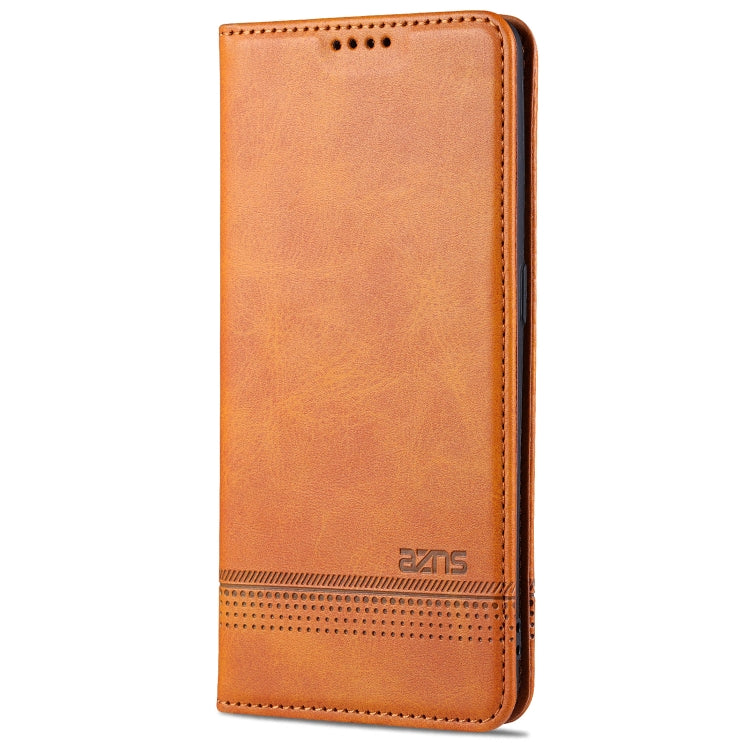 AZNS Magnetic Calf Texture Horizontal Flip Leather Case with Card Slots & Holder & Wallet, For OPPO A74 4G / F19