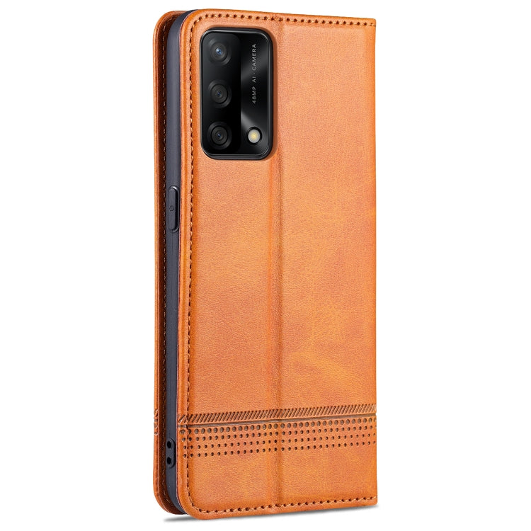 AZNS Magnetic Calf Texture Horizontal Flip Leather Case with Card Slots &amp; Holder &amp; Wallet, For OPPO A74 4G / F19, For OPPO Realme C15 / C12 / C25 / Narzo 30A