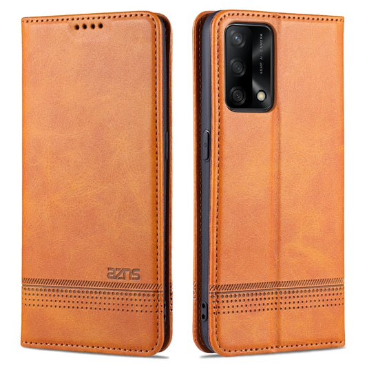 AZNS Magnetic Calf Texture Horizontal Flip Leather Case with Card Slots & Holder & Wallet, For OPPO A74 4G / F19, For OPPO Realme C15 / C12 / C25 / Narzo 30A