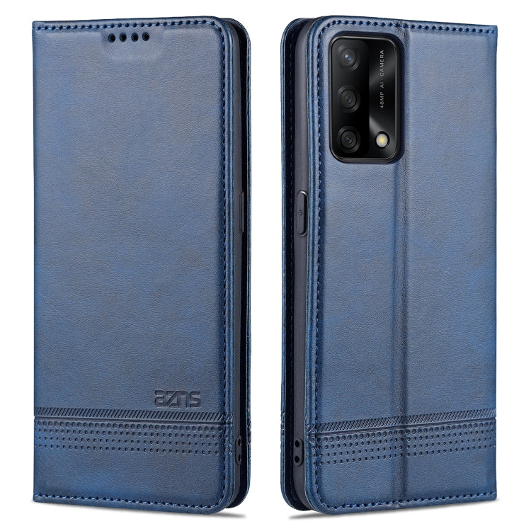 AZNS Magnetic Calf Texture Horizontal Flip Leather Case with Card Slots &amp; Holder &amp; Wallet, For OPPO A74 4G / F19, For OPPO Realme C15 / C12 / C25 / Narzo 30A