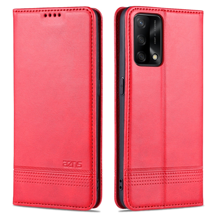 AZNS Magnetic Calf Texture Horizontal Flip Leather Case with Card Slots & Holder & Wallet, For OPPO A74 4G / F19, For OPPO Realme C15 / C12 / C25 / Narzo 30A