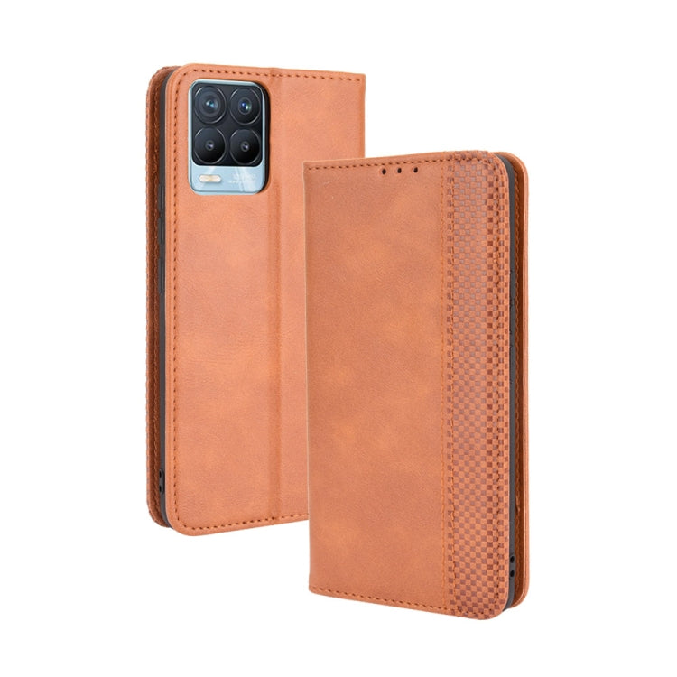 Magnetic Buckle Retro Crazy Horse Texture Horizontal Flip Leather Case with Holder & Card Slots & Photo Frame, For OPPO A54 5G / A74 5G / A93 5G, For OPPO A55 5G / A53s 5G, For OPPO A74 4G / F19 4G, For OPPO A94 5G / Reno5Z 5G / F19 Pro+ 5G