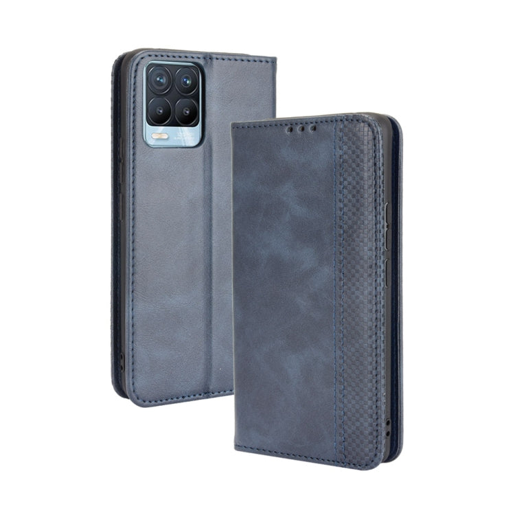 Magnetic Buckle Retro Crazy Horse Texture Horizontal Flip Leather Case with Holder & Card Slots & Photo Frame, For OPPO A54 5G / A74 5G / A93 5G, For OPPO A55 5G / A53s 5G, For OPPO A74 4G / F19 4G, For OPPO A94 5G / Reno5Z 5G / F19 Pro+ 5G