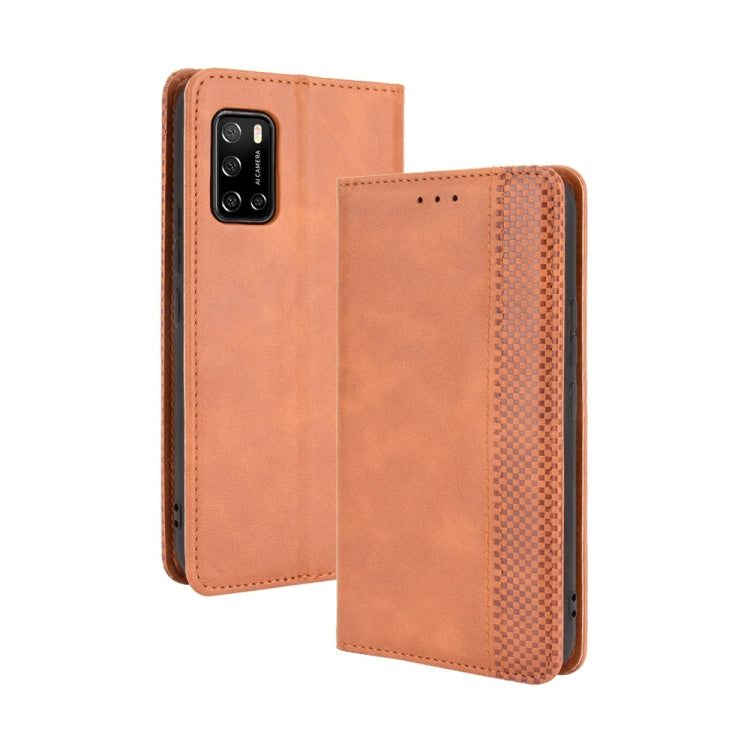 Magnetic Buckle Retro Crazy Horse Texture Horizontal Flip Leather Case with Holder &amp; Card Slots &amp; Photo Frame, For Huawei P50, For Rakuten Big S, For Blackview A70 (2021), For Motorola Moto G50, For Oukitel C23 Pro, For Samsung Galaxy A22 5G