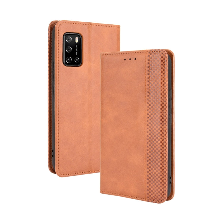 Magnetic Buckle Retro Crazy Horse Texture Horizontal Flip Leather Case with Holder & Card Slots & Photo Frame, For Huawei P50, For Rakuten Big S, For Blackview A70 (2021), For Motorola Moto G50, For Oukitel C23 Pro, For Samsung Galaxy A22 5G