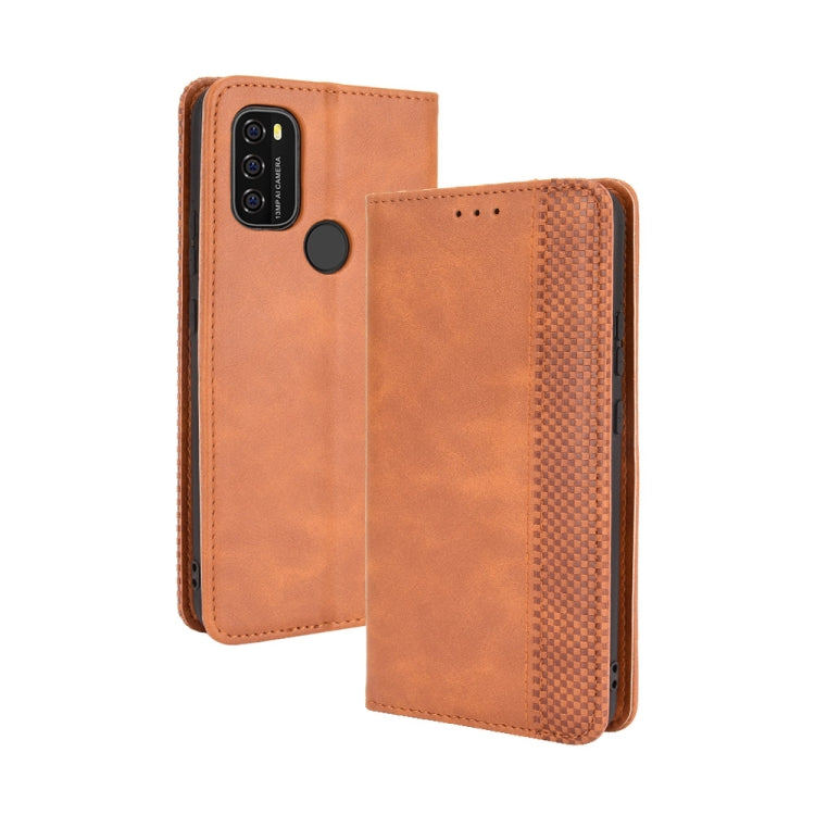 Magnetic Buckle Retro Crazy Horse Texture Horizontal Flip Leather Case with Holder & Card Slots & Photo Frame, For Huawei P50, For Rakuten Big S, For Blackview A70 (2021), For Motorola Moto G50, For Oukitel C23 Pro, For Samsung Galaxy A22 5G