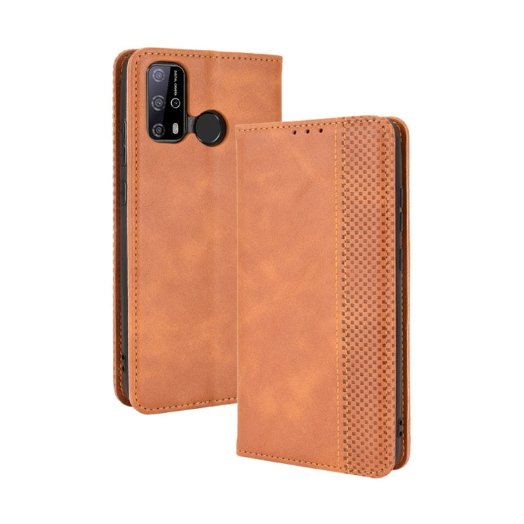 Magnetic Buckle Retro Crazy Horse Texture Horizontal Flip Leather Case with Holder &amp; Card Slots &amp; Photo Frame, For Huawei P50, For Rakuten Big S, For Blackview A70 (2021), For Motorola Moto G50, For Oukitel C23 Pro, For Samsung Galaxy A22 5G