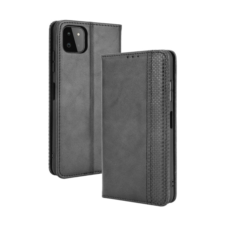 Magnetic Buckle Retro Crazy Horse Texture Horizontal Flip Leather Case with Holder &amp; Card Slots &amp; Photo Frame, For Huawei P50, For Rakuten Big S, For Blackview A70 (2021), For Motorola Moto G50, For Oukitel C23 Pro, For Samsung Galaxy A22 5G