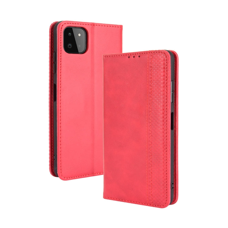 Magnetic Buckle Retro Crazy Horse Texture Horizontal Flip Leather Case with Holder &amp; Card Slots &amp; Photo Frame, For Huawei P50, For Rakuten Big S, For Blackview A70 (2021), For Motorola Moto G50, For Oukitel C23 Pro, For Samsung Galaxy A22 5G