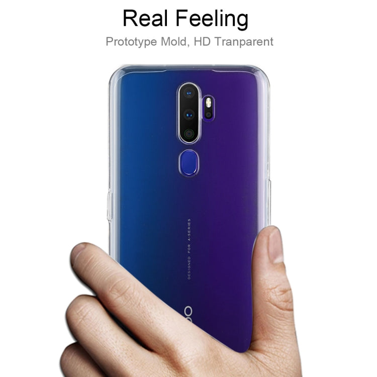 0.75mm Ultra Thin Transparent TPU Case, For OPPO A9 (2020), For OPPO Reno 2