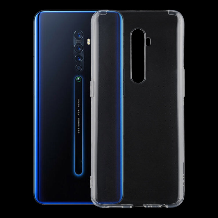 0.75mm Ultra Thin Transparent TPU Case, For OPPO A9 (2020), For OPPO Reno 2