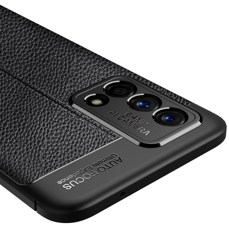 Litchi Texture TPU Shockproof Case, For OPPO K9, For Realme Narzo 30A, For vivo X60 Pro (International Version)