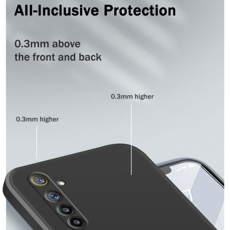 Solid Color Imitation Liquid Silicone Straight Edge Dropproof Full Coverage Protective Case, For OPPO Realme 6, For OPPO Realme 6 Pro, For OPPO Realme 7 / Narzo 20 Pro