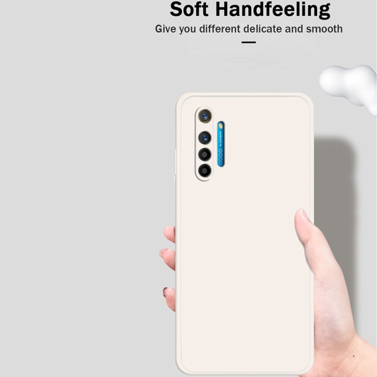 Solid Color Imitation Liquid Silicone Straight Edge Dropproof Full Coverage Protective Case, For OPPO Realme X2 / K5, For OPPO Realme X2 Pro  / Reno Ace