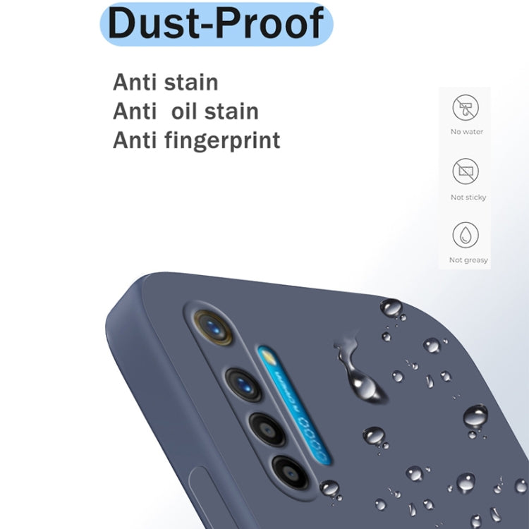 Solid Color Imitation Liquid Silicone Straight Edge Dropproof Full Coverage Protective Case, For OPPO Realme X2 / K5, For OPPO Realme X2 Pro  / Reno Ace