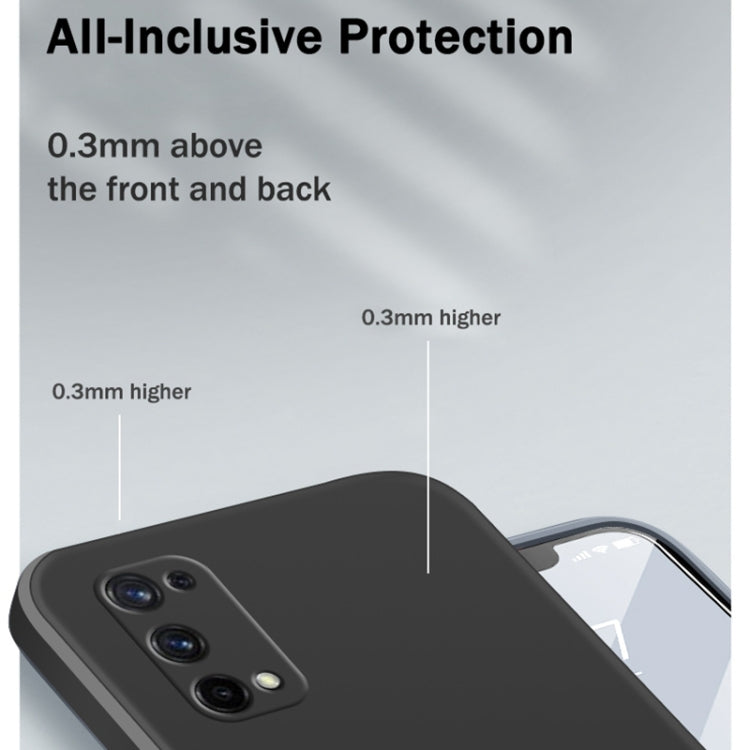 Solid Color Imitation Liquid Silicone Straight Edge Dropproof Full Coverage Protective Case, For OPPO Realme X7 / X7 Pro 5G, For OPPO Realme X50 5G, For OPPO Realme X50 Pro 5G