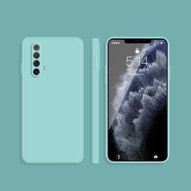 Solid Color Imitation Liquid Silicone Straight Edge Dropproof Full Coverage Protective Case, For OPPO Realme X7 / X7 Pro 5G, For OPPO Realme X50 5G, For OPPO Realme X50 Pro 5G