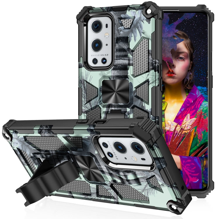 Camouflage Armor Shockproof TPU + PC Magnetic Protective Case with Holder, For OPPO A74 / A93 5G, For Samsung Galaxy A82 5G, For Samsung Galaxy A42