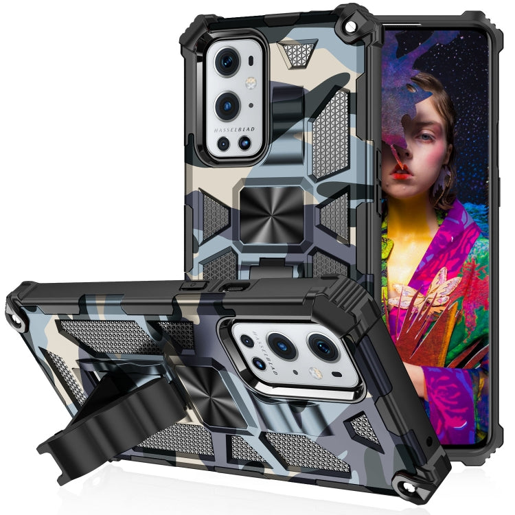 Camouflage Armor Shockproof TPU + PC Magnetic Protective Case with Holder, For OPPO A74 / A93 5G, For Samsung Galaxy A82 5G, For Samsung Galaxy A42