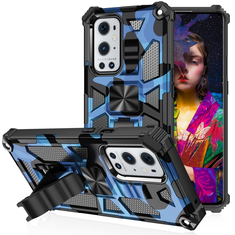 Camouflage Armor Shockproof TPU + PC Magnetic Protective Case with Holder, For OPPO A74 / A93 5G, For Samsung Galaxy A82 5G, For Samsung Galaxy A42