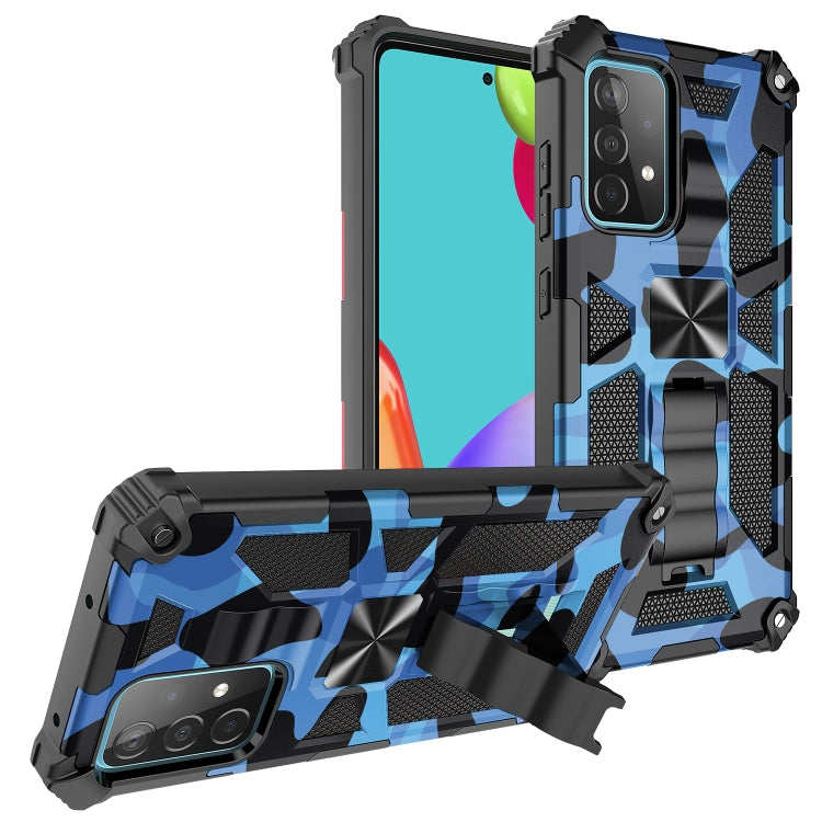 Camouflage Armor Shockproof TPU + PC Magnetic Protective Case with Holder, For OPPO A74 / A93 5G, For Samsung Galaxy A82 5G, For Samsung Galaxy A42