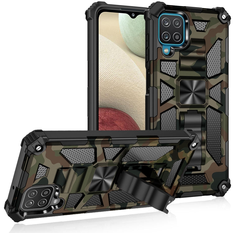 Camouflage Armor Shockproof TPU + PC Magnetic Protective Case with Holder, For OPPO A74 / A93 5G, For Samsung Galaxy A82 5G, For Samsung Galaxy A42