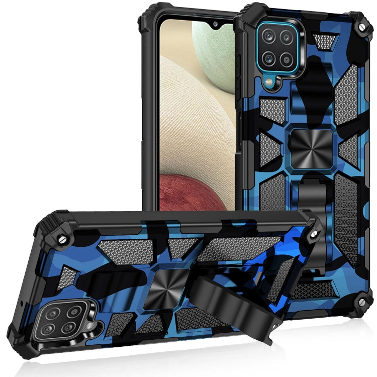 Camouflage Armor Shockproof TPU + PC Magnetic Protective Case with Holder, For OPPO A74 / A93 5G, For Samsung Galaxy A82 5G, For Samsung Galaxy A42